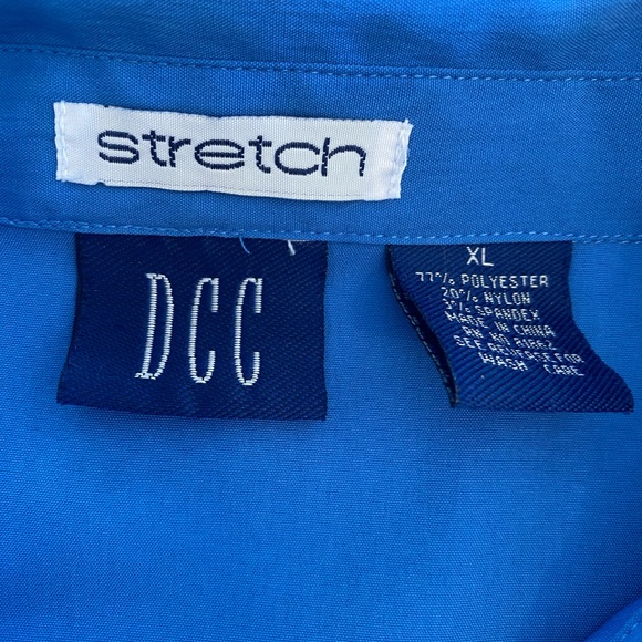 Jones New York Women's Blue Button Down Shirt XL Preloved - Picture 4 of 6